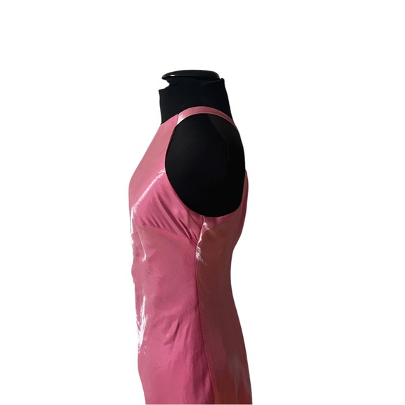 Pink prom dress vintage Cache size 4 absolutely stunning dress see video! - Picture 14 of 16